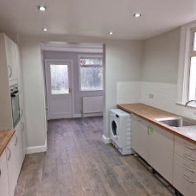 newley painted kitchen